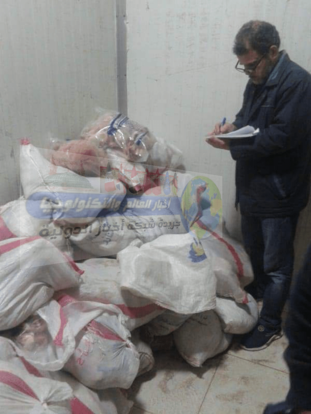 جريدة شبكة أخبار الدولية : ضبط 500 كيلو دواجن مجمدة بالمنطقة الصناعية بالمطرية بدون اية&nbsp;بيانات